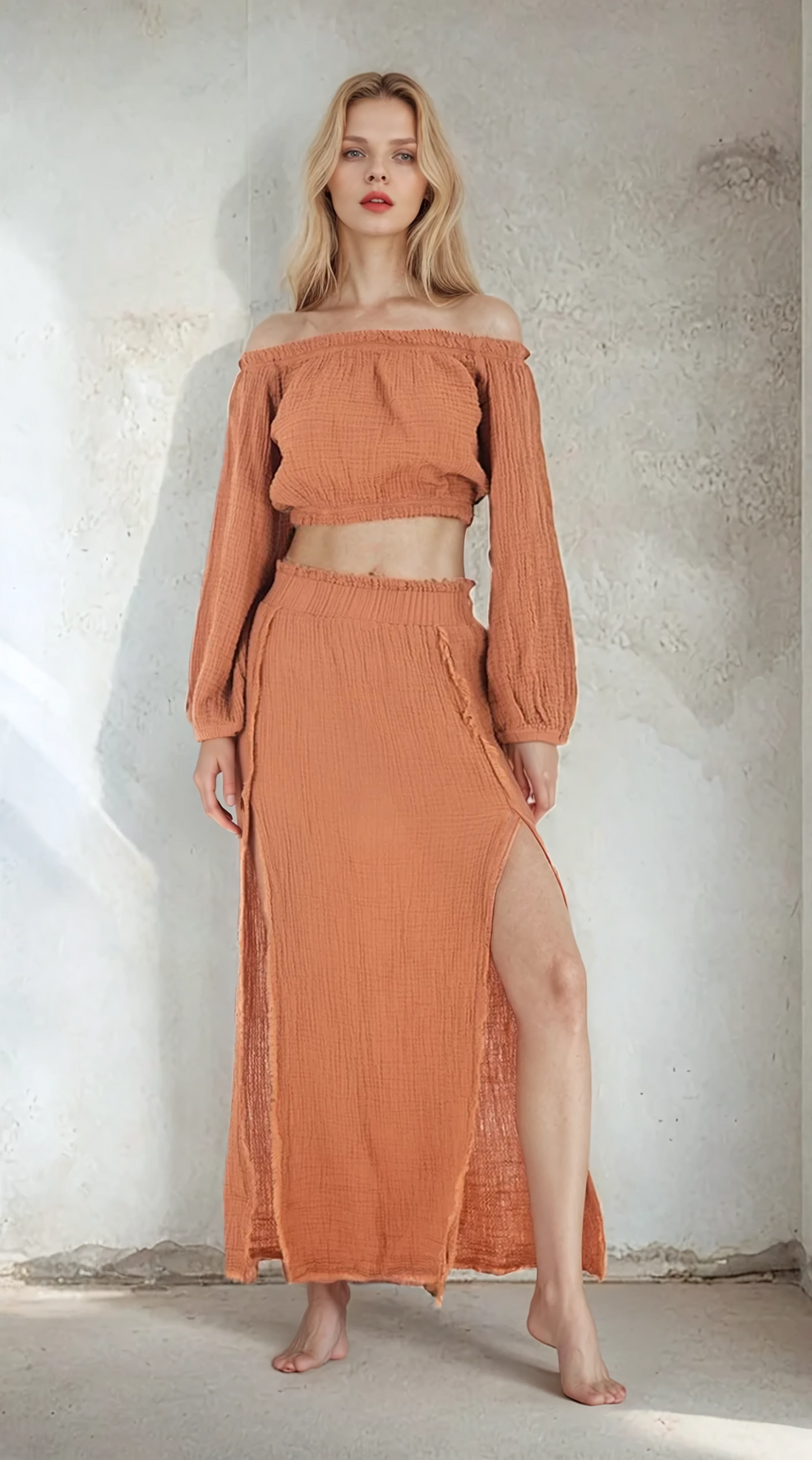 Hafif ve nefes alabilen pamuklu müslin kumaş
Yüksek bel ve rahat kesim
Günlük kullanım ve tatil kombinleri için ideal